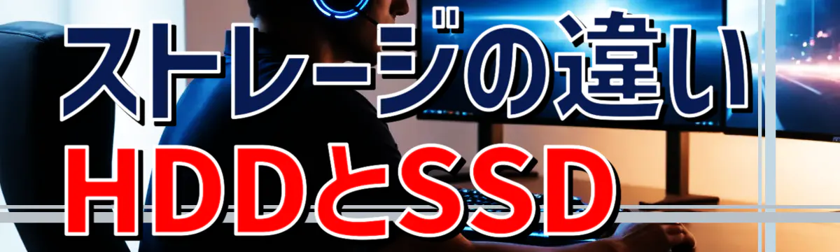 ストレージの違い HDDとSSD