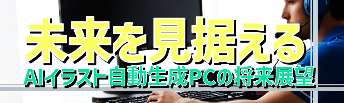 未来を見据える AIイラスト自動生成PCの将来展望