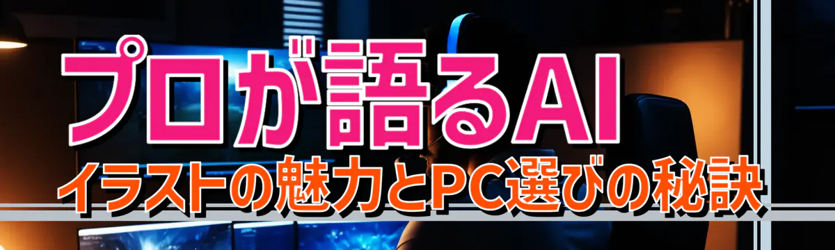 プロが語るAIイラストの魅力とPC選びの秘訣