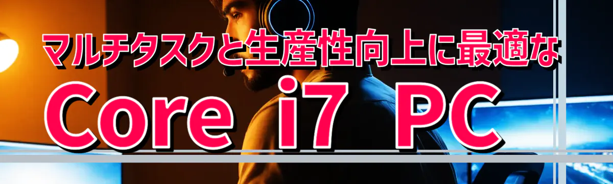 マルチタスクと生産性向上に最適なCore i7 PC