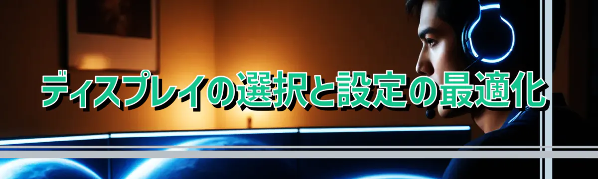 ディスプレイの選択と設定の最適化