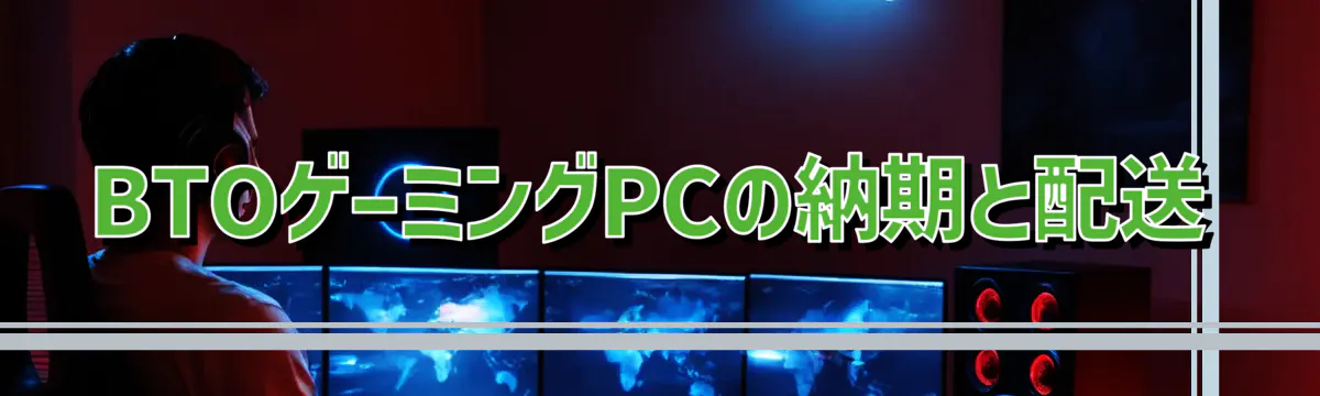 BTOゲーミングPCの納期と配送