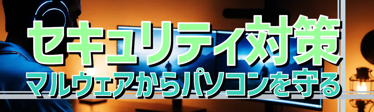 セキュリティ対策 マルウェアからパソコンを守る
