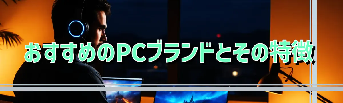 おすすめのPCブランドとその特徴