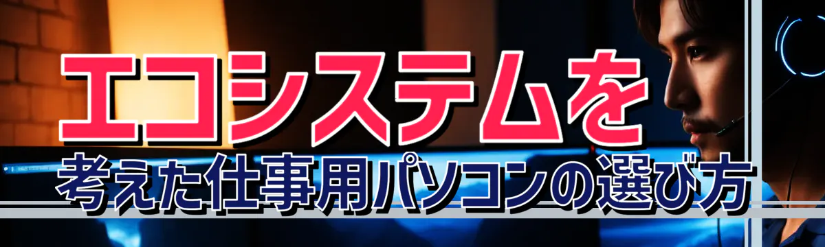 エコシステムを考えた仕事用パソコンの選び方