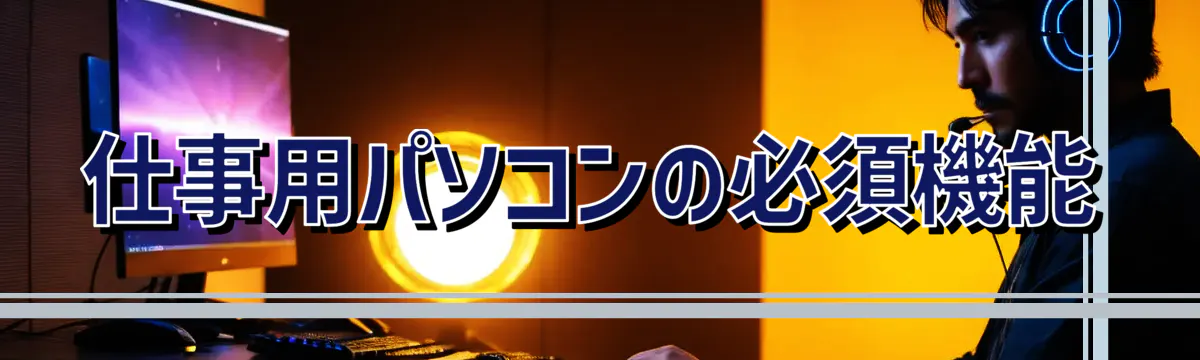 仕事用パソコンの必須機能
