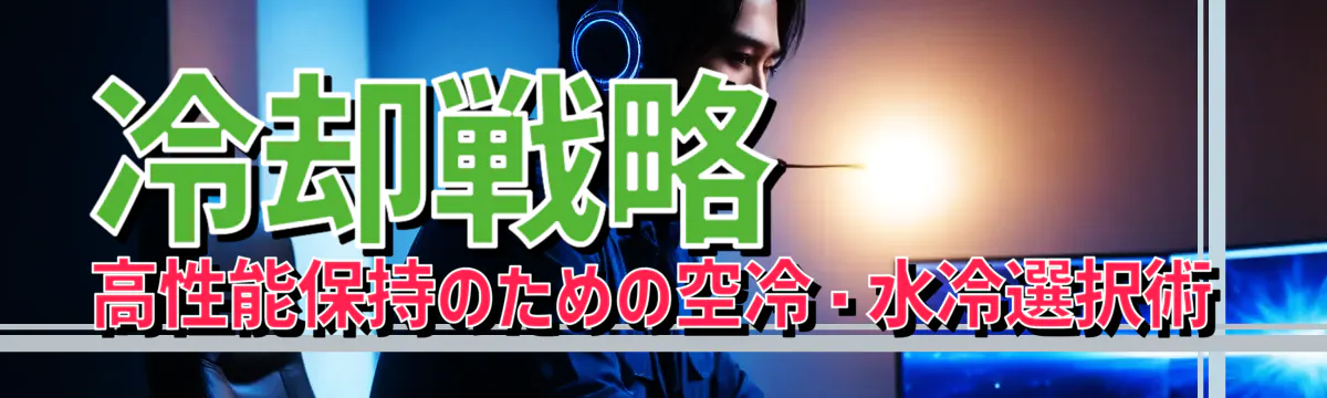 冷却戦略 高性能保持のための空冷・水冷選択術