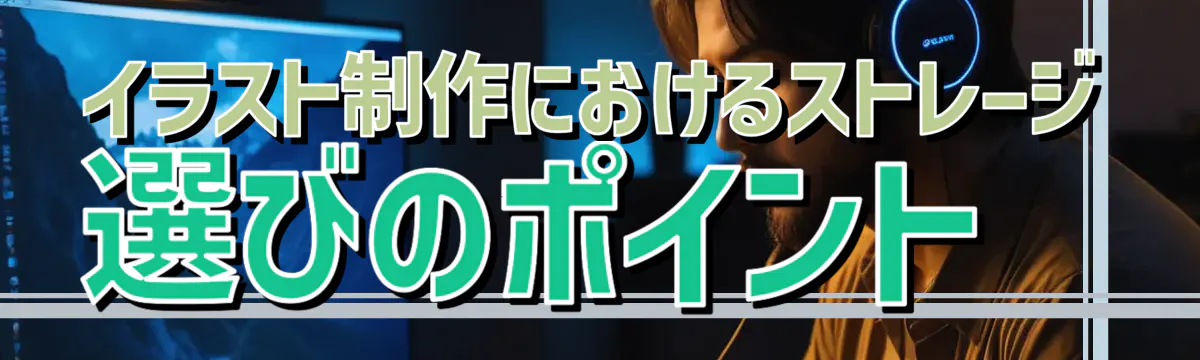 イラスト制作におけるストレージ選びのポイント