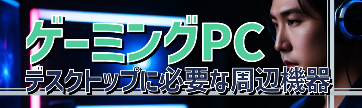ゲーミングPCデスクトップに必要な周辺機器
