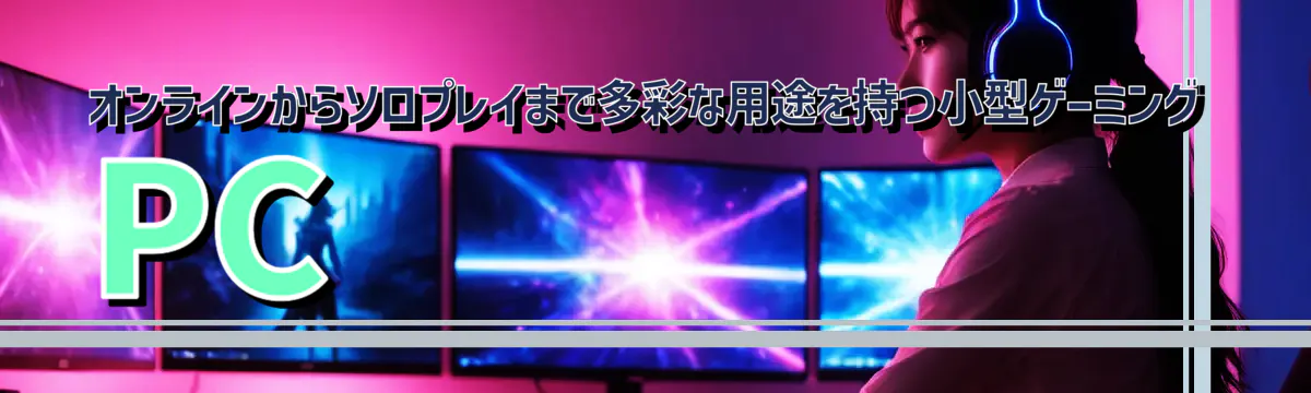 オンラインからソロプレイまで多彩な用途を持つ小型ゲーミングPC
