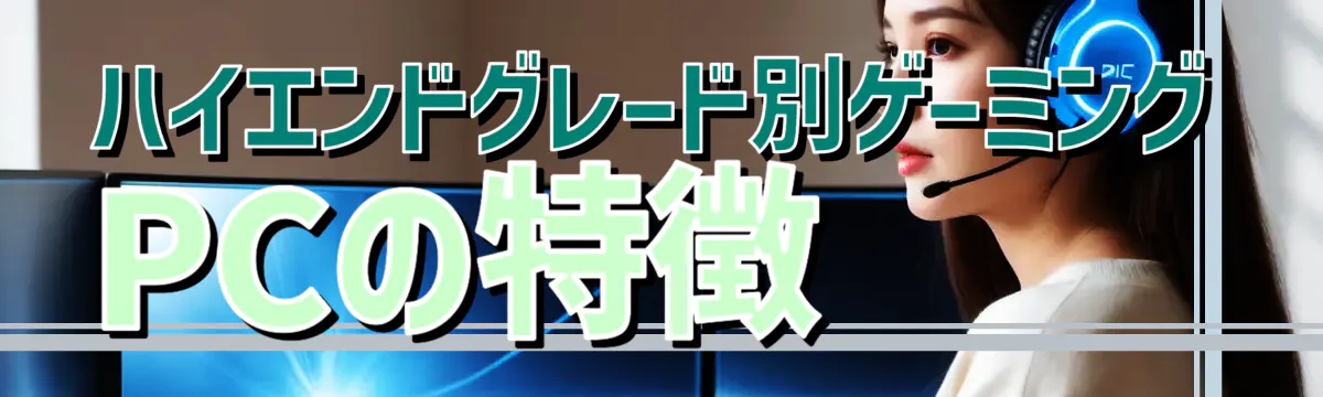 ハイエンドグレード別ゲーミングPCの特徴