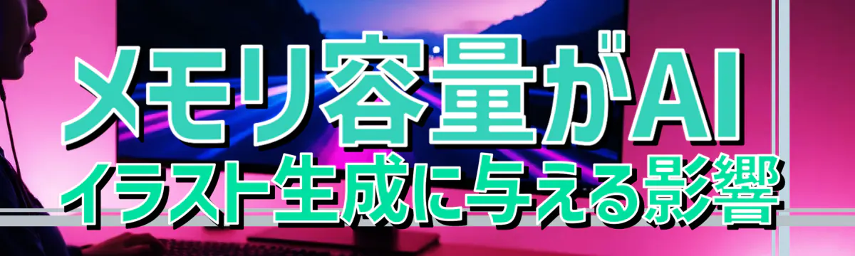 メモリ容量がAIイラスト生成に与える影響
