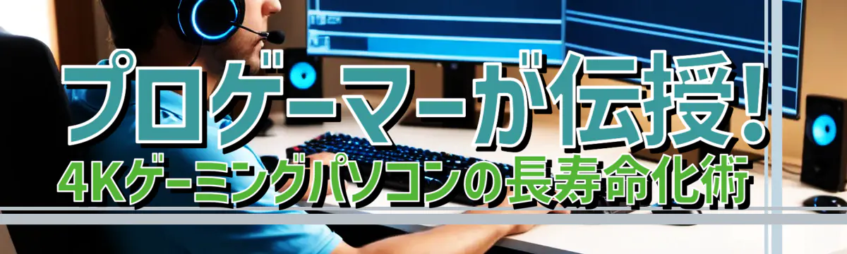 プロゲーマーが伝授! 4Kゲーミングパソコンの長寿命化術