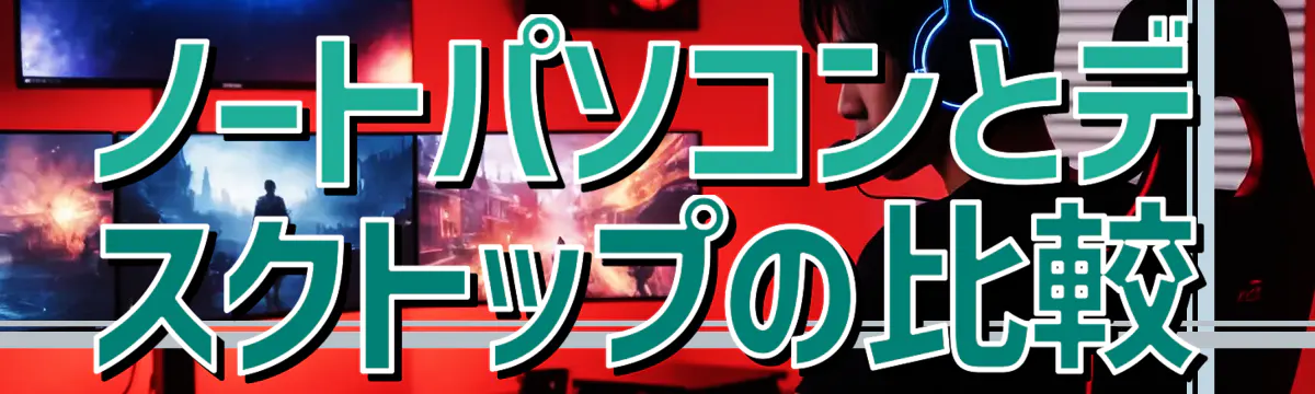 ノートパソコンとデスクトップの比較