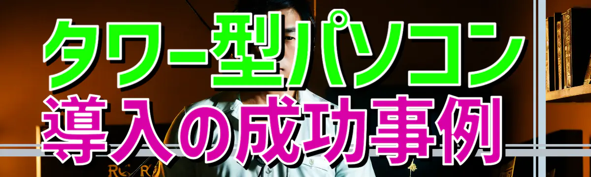 タワー型パソコン導入の成功事例