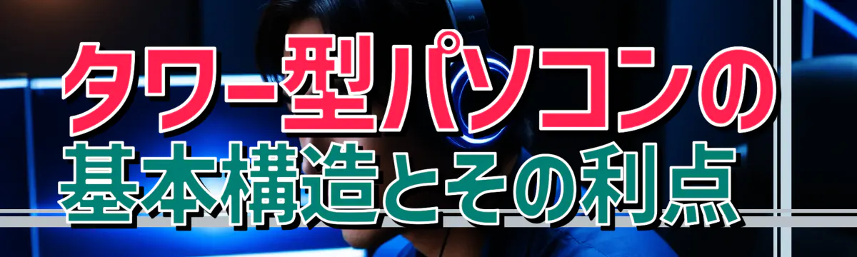 タワー型パソコンの基本構造とその利点