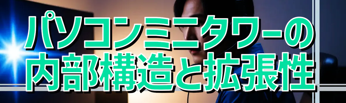 パソコンミニタワーの内部構造と拡張性