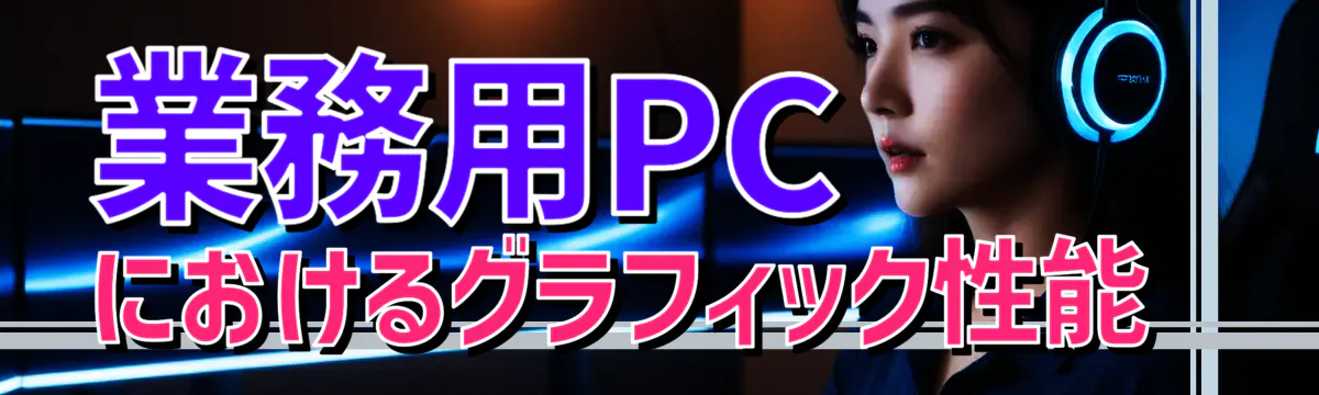 業務用PCにおけるグラフィック性能