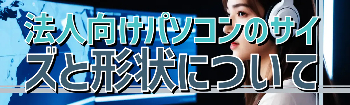 法人向けパソコンのサイズと形状について