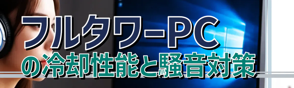 フルタワーPCの冷却性能と騒音対策 
