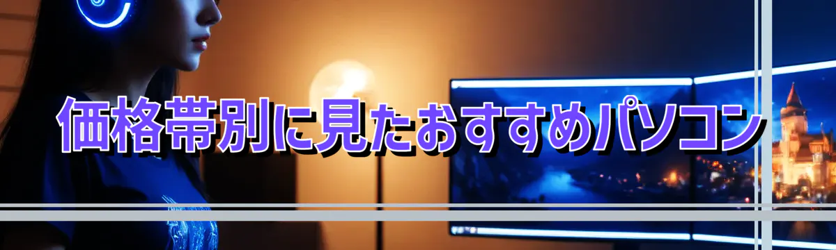 価格帯別に見たおすすめパソコン

