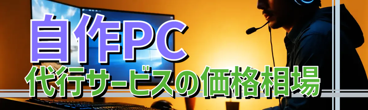 自作PC代行サービスの価格相場