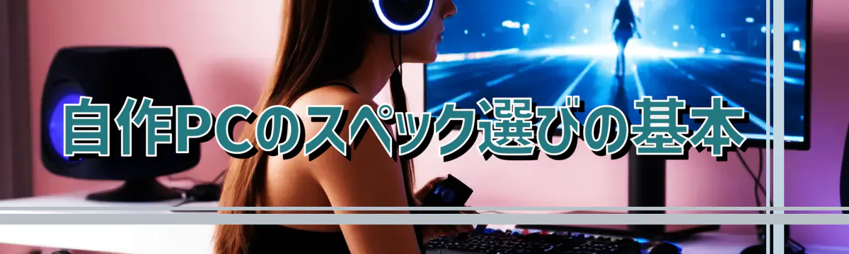 自作PCのスペック選びの基本