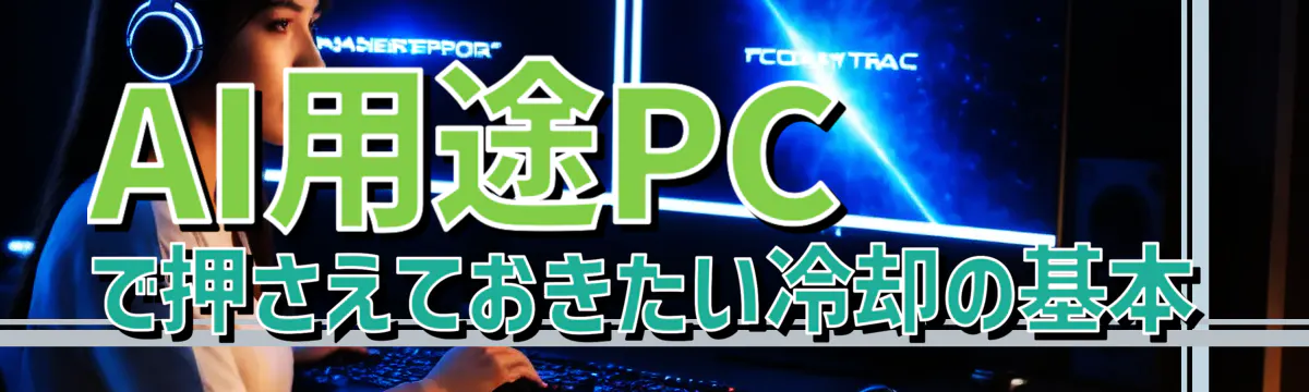 AI用途PCで押さえておきたい冷却の基本
