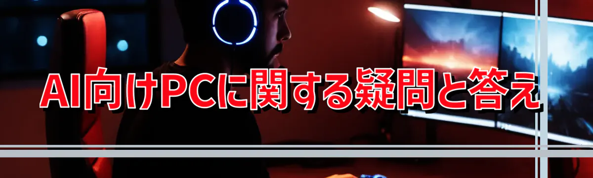 AI向けPCに関する疑問と答え