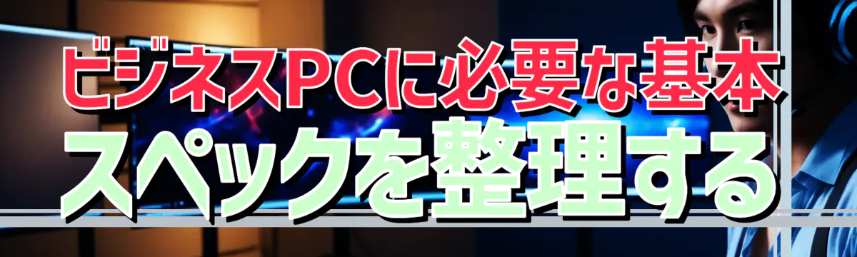 ビジネスPCに必要な基本スペックを整理する