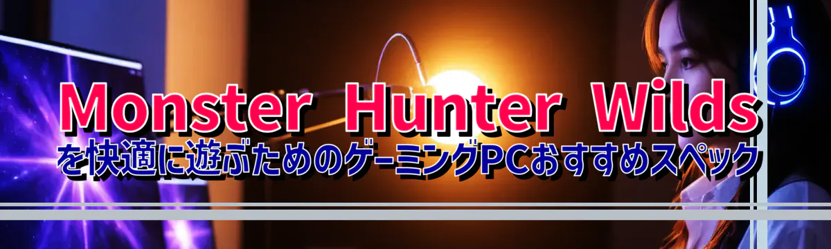 Monster Hunter Wildsを快適に遊ぶためのゲーミングPCおすすめスペック