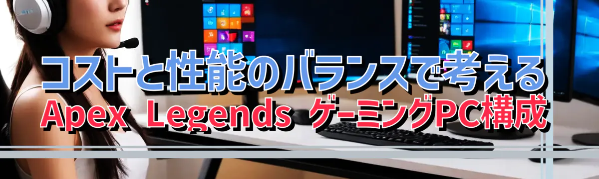 コストと性能のバランスで考えるApex Legends ゲーミングPC構成