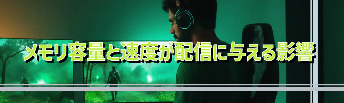 メモリ容量と速度が配信に与える影響