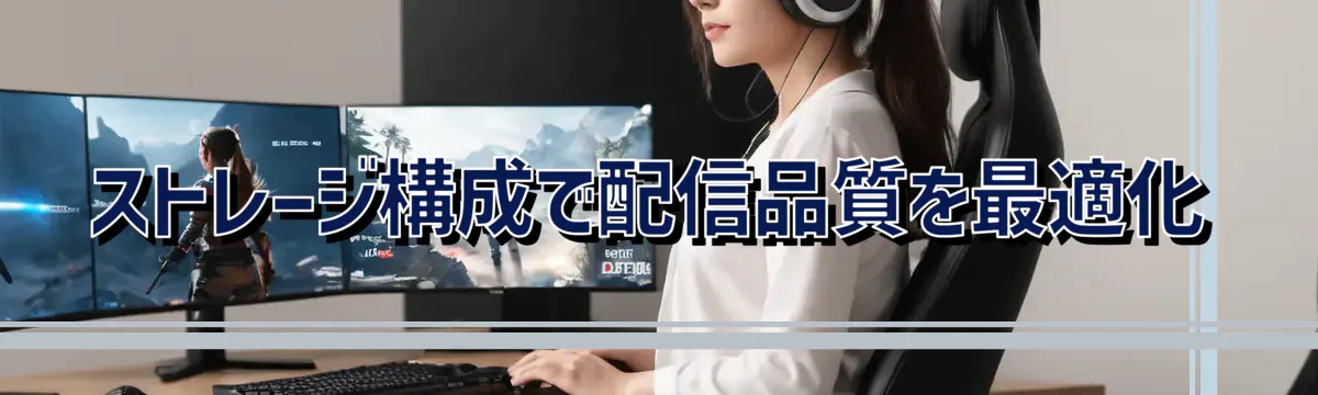 ストレージ構成で配信品質を最適化
