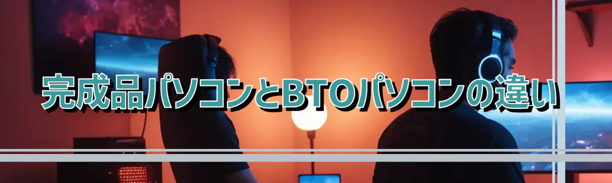 完成品パソコンとBTOパソコンの違い