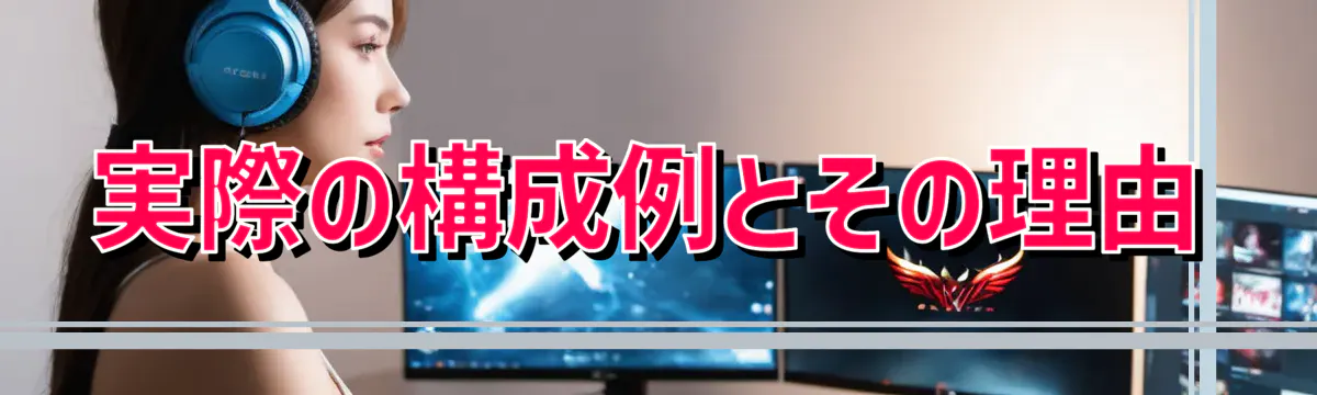 実際の構成例とその理由