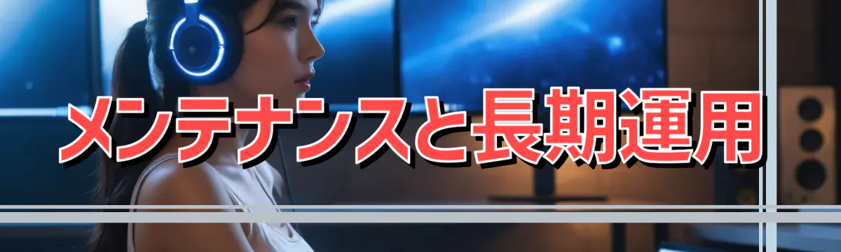 メンテナンスと長期運用