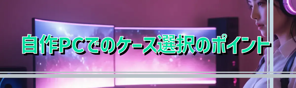 自作PCでのケース選択のポイント