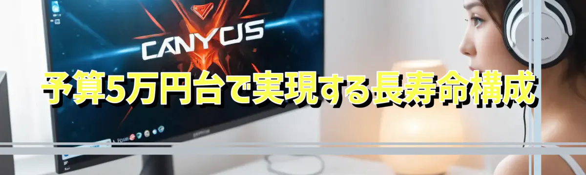 予算5万円台で実現する長寿命構成