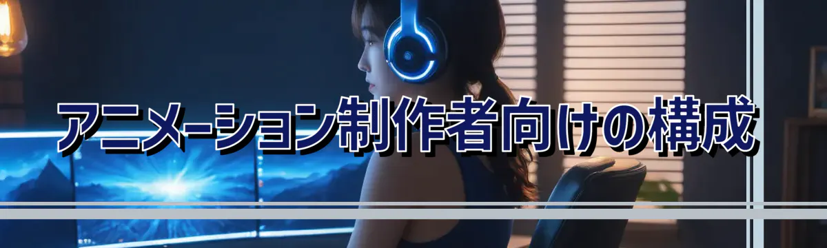 アニメーション制作者向けの構成