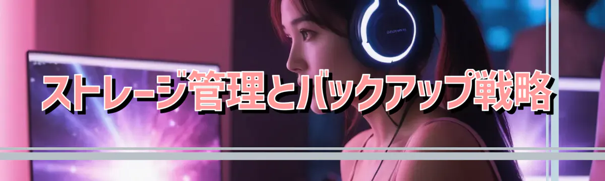 ストレージ管理とバックアップ戦略