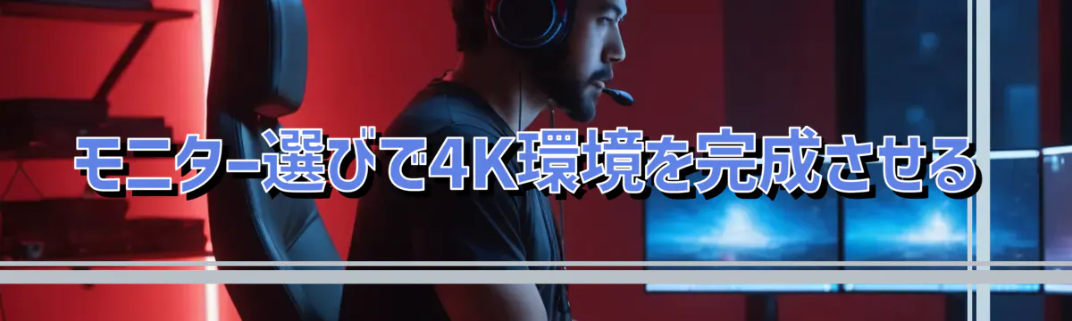 モニター選びで4K環境を完成させる