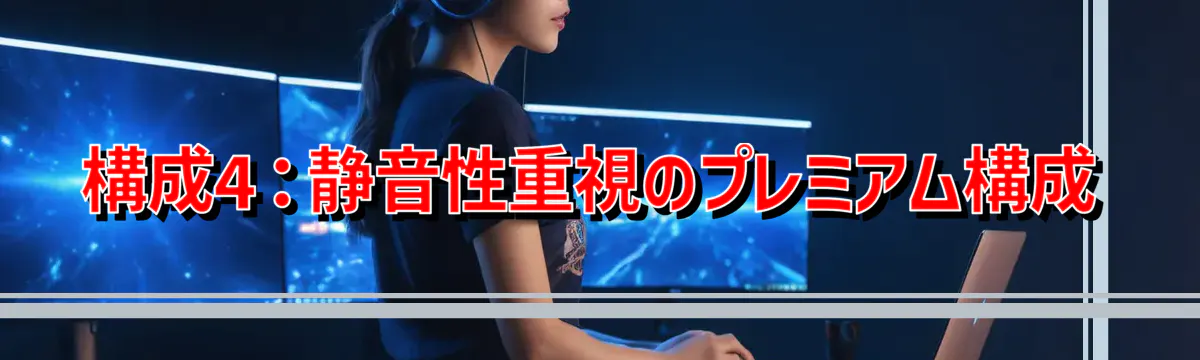 構成4:静音性重視のプレミアム構成