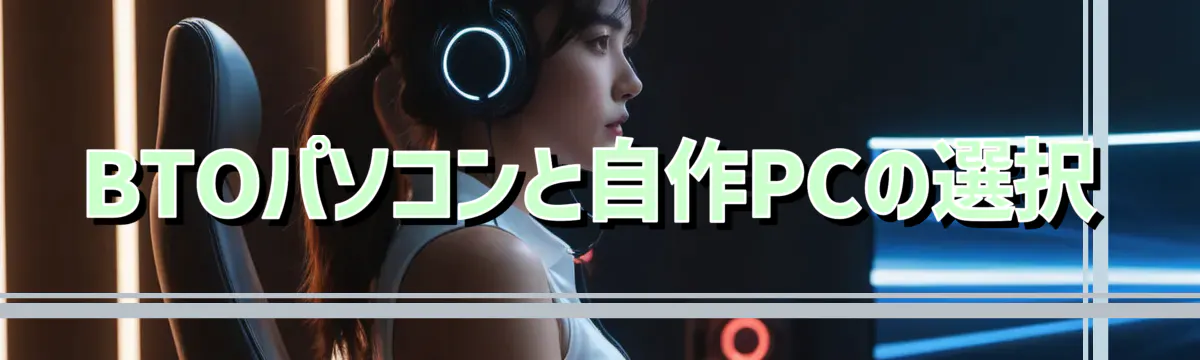 BTOパソコンと自作PCの選択