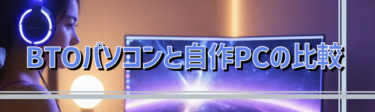 BTOパソコンと自作PCの比較