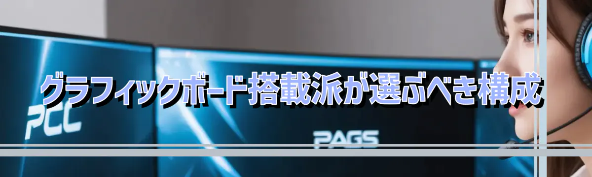 グラフィックボード搭載派が選ぶべき構成