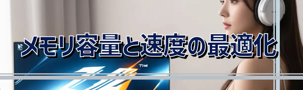 メモリ容量と速度の最適化