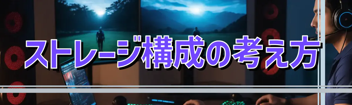 ストレージ構成の考え方