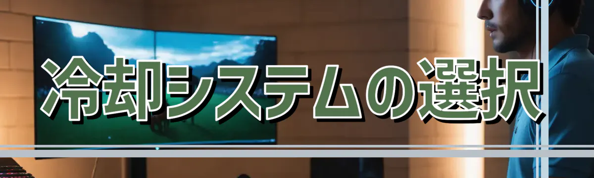 冷却システムの選択