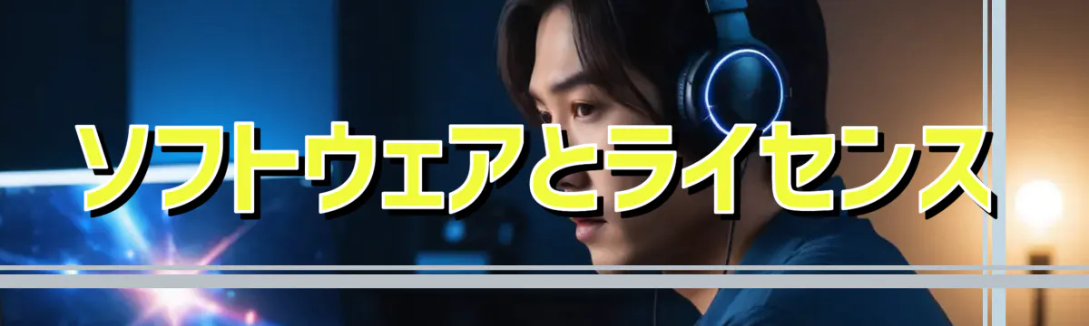 ソフトウェアとライセンス